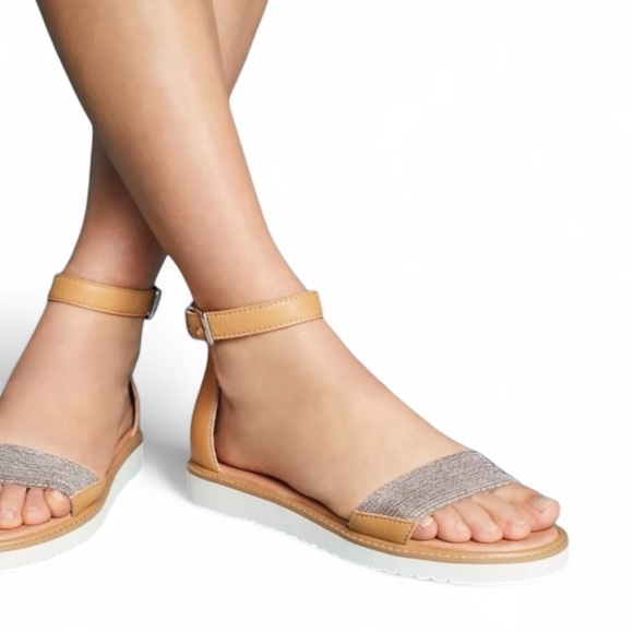 Anthropologie Shoes - Anthropologie Liendo by Seychelles Athens
Sport Sandals Tan And Silver